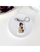 Llavero Metacrilato - "Bella" - para bolso o mochila - Regalo -Original