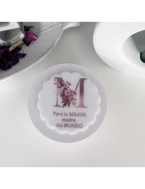 Posavasos metacrilato "día de la madre"
