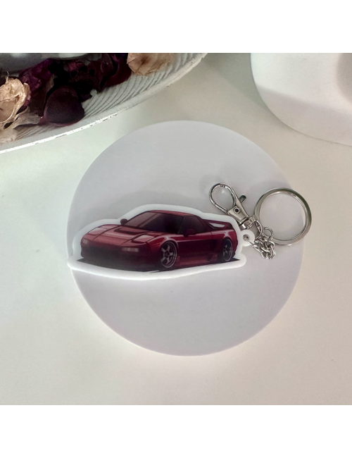 Llavero Metacrilato - "Coche" - para bolso o mochila - Regalo -Original