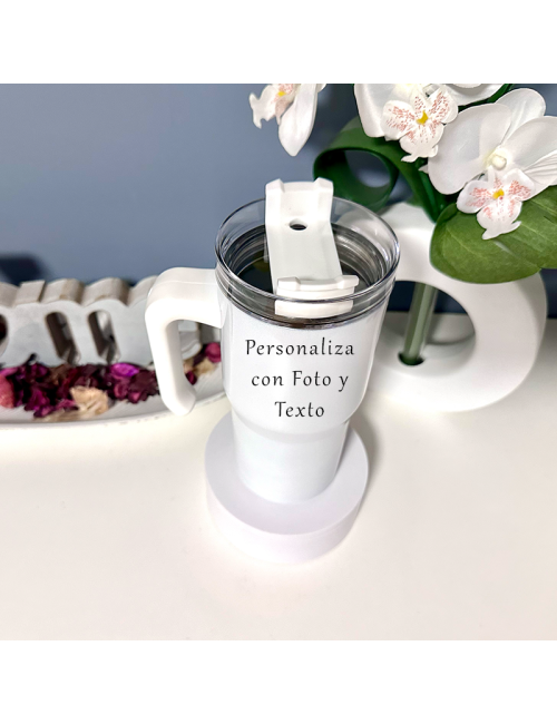 Termo Mediano con asa - "Para Personalizar con la foto" - Regalo - Especial - Único