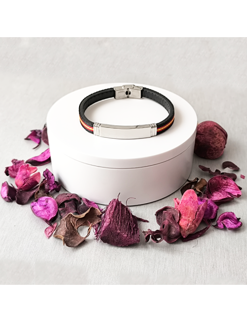 Pulsera - Esclava - Personalizada - Acero hipoalergenico - España ancha