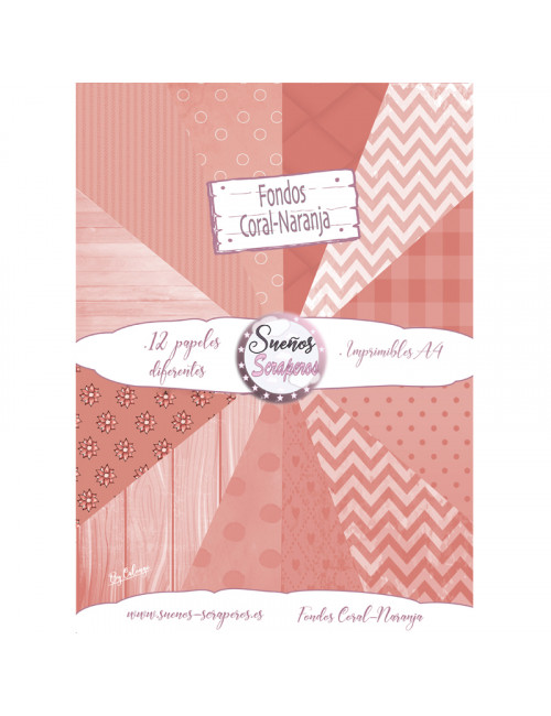 Fondos "Coral Naranja"