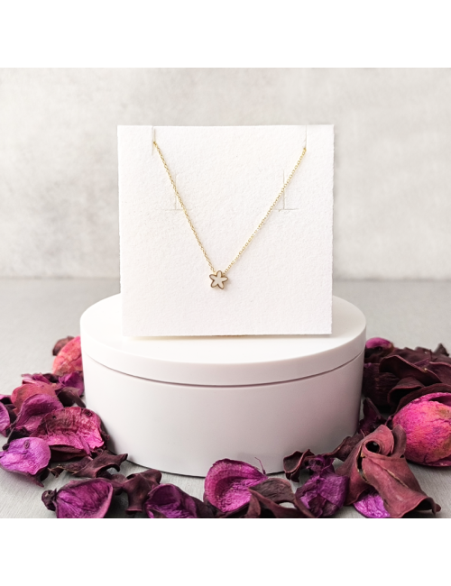 Collar "Estrella Dorado" - Acero - Hipoalergénico - Regalo