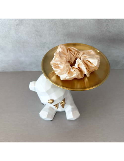 Goma para el pelo - Color beige