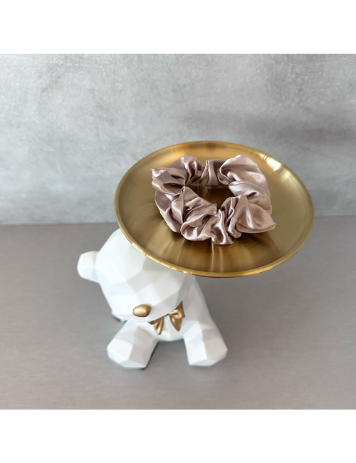 Goma para el pelo - Color marrón claro