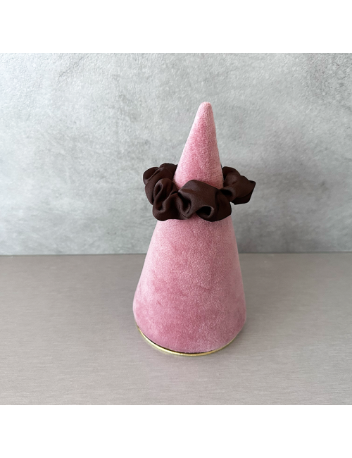 Goma para el pelo - Color marrón oscuro