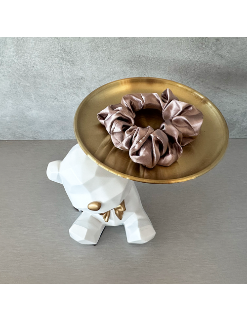 Goma para el pelo - Color marrón oscuro