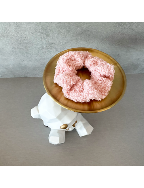 Goma para el pelo - Color rosa claro