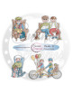 Die cuts  "Familia"
