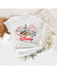 Camiseta manga corta básicas para toda la familia - "Disney " - Regalo - Disneyland parís