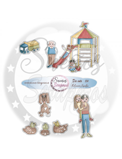 Die cuts  "Familia"