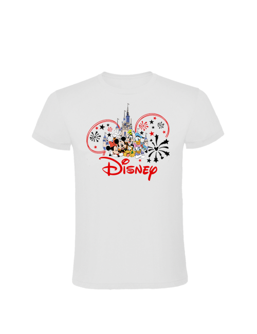 Camiseta manga corta básicas para toda la familia - "Disney " - Regalo - Disneyland parís
