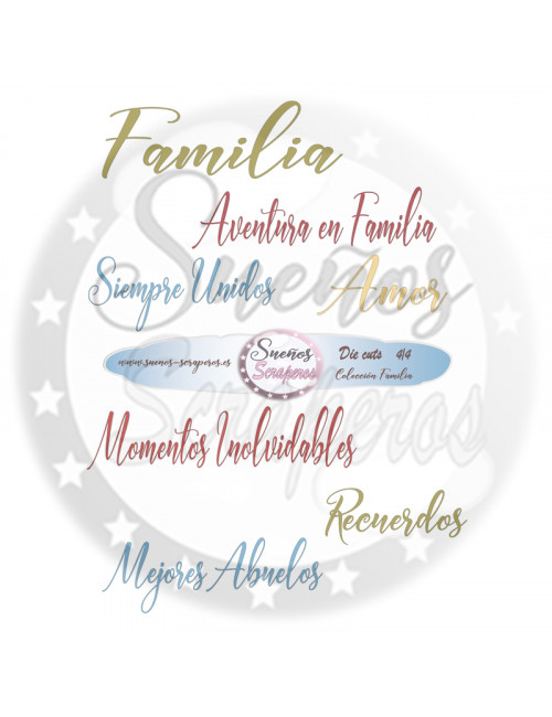 Die cuts  "Familia"