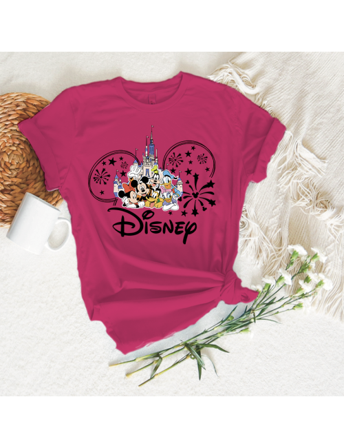 Camiseta manga corta básicas para toda la familia - "Disney " - Regalo - Disneyland parís