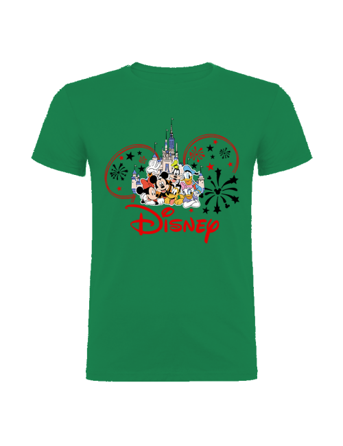 Camiseta manga corta básicas para toda la familia - "Disney " - Regalo - Disneyland parís