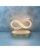 Lámpara luz led - Infinito - Regalos - Parejas