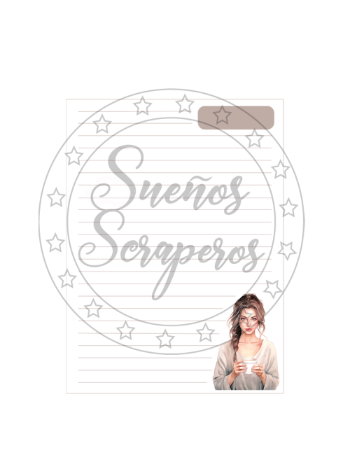 Plantilla Cuaderno A5 "Chicas"