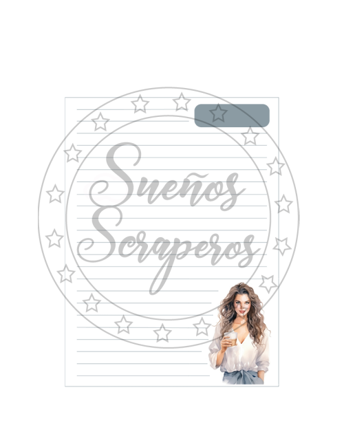 Plantilla Cuaderno A5 "Chicas"