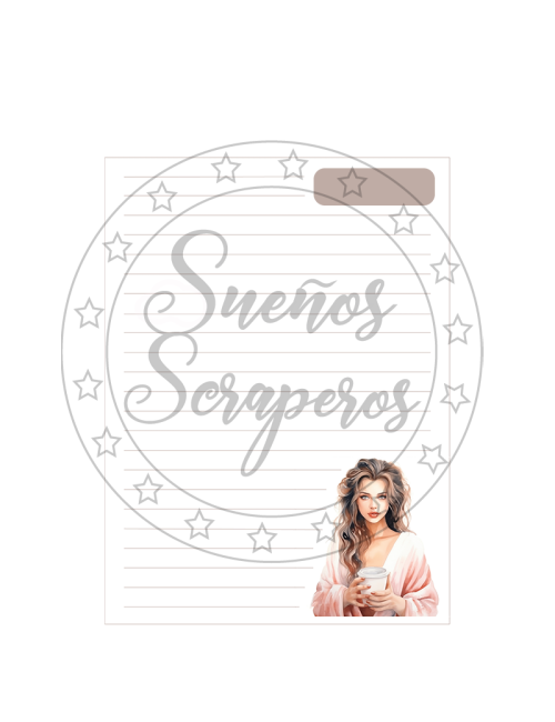 Plantilla Cuaderno A5 "Chicas"
