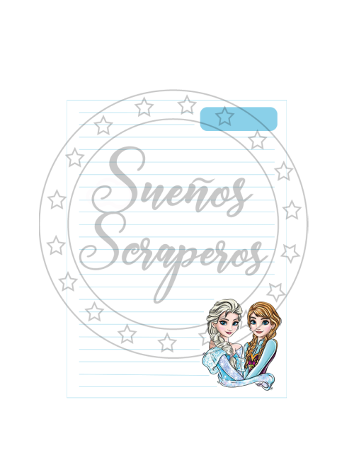 Plantilla Cuaderno A5 "Disney"