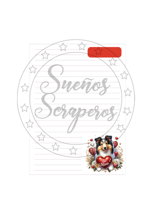 Plantilla Cuaderno A5 "Perros"