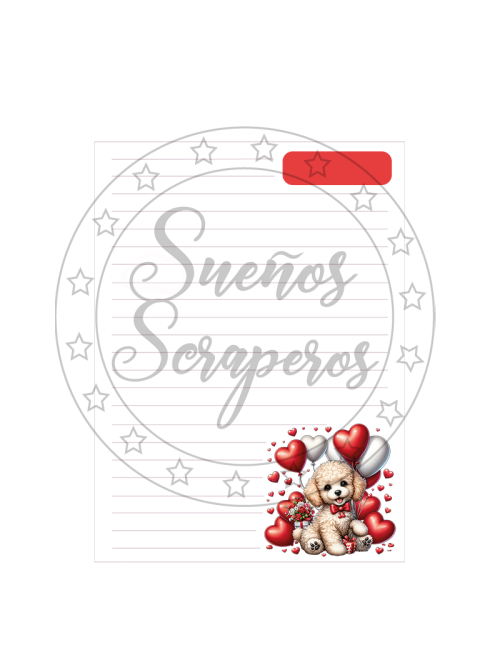 Plantilla Cuaderno A5 "Perros"