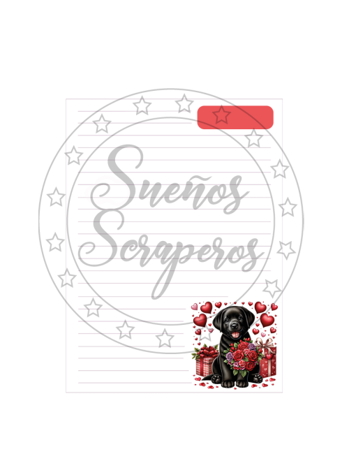 Plantilla Cuaderno A5 "Perros"