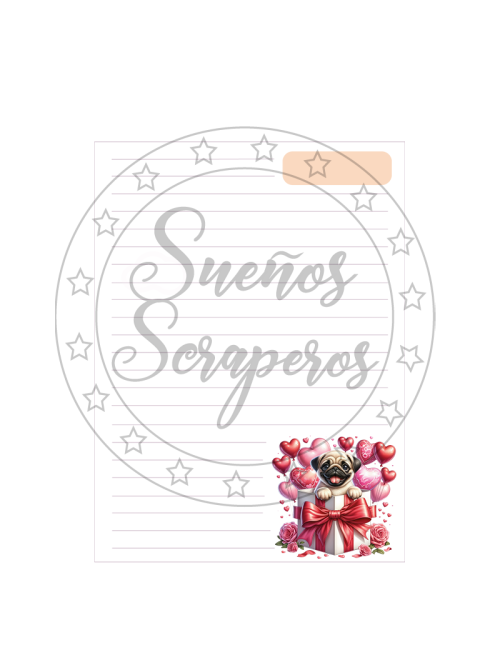 Plantilla Cuaderno A5 "Perros"