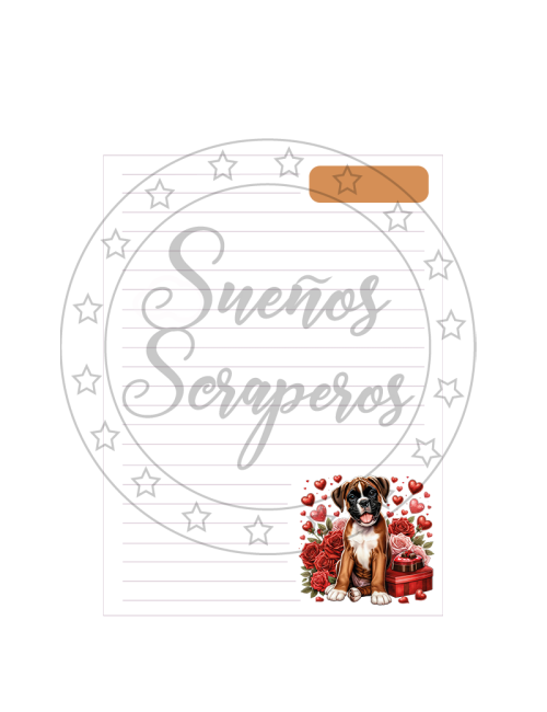 Plantilla Cuaderno A5 "Perros"