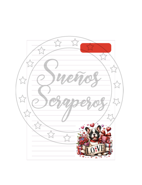 Plantilla Cuaderno A5 "Perros"