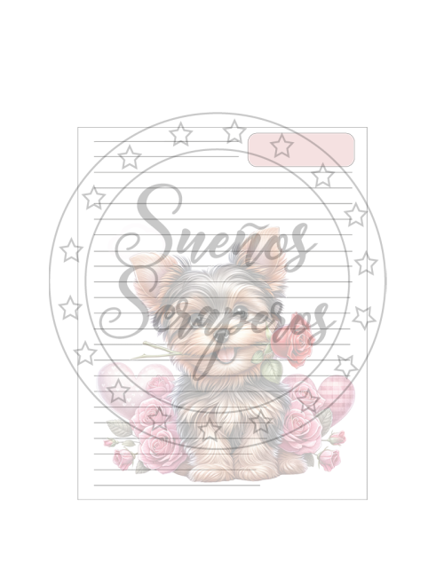 Plantilla Cuaderno A5 "Perros"