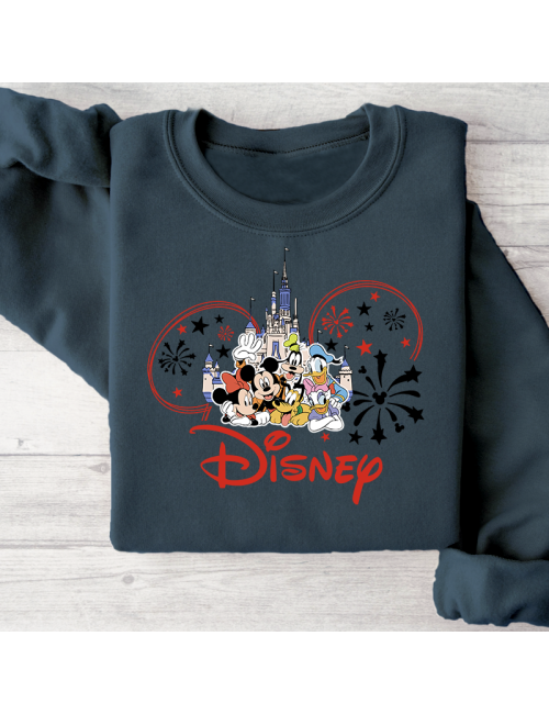 Sudadera básica UNISEX para toda la familia "Disney Castle" - Regalo - Disneyland parís