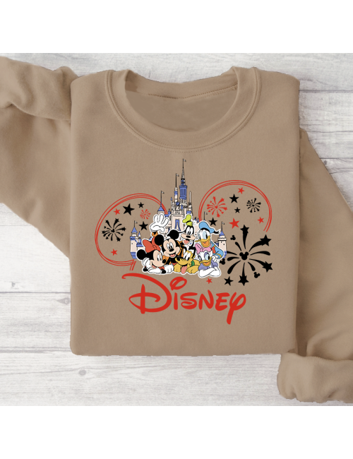 Sudadera básica UNISEX para toda la familia "Disney Castle" - Regalo - Disneyland parís