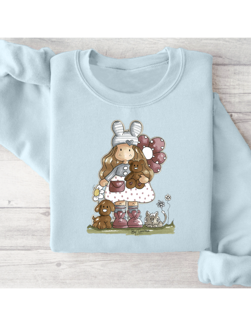 Sudadera básica para toda la familia "Nuria scrap and tips".