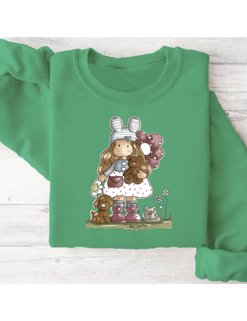 Sudadera básica para toda la familia "Nuria scrap and tips".