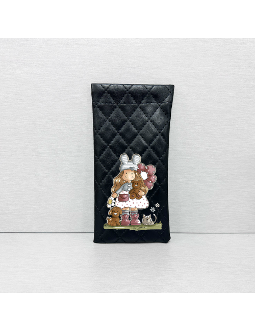 Funda Gafas Personalizada- "Muñeca Nuria Scrap and tips" - Regalo