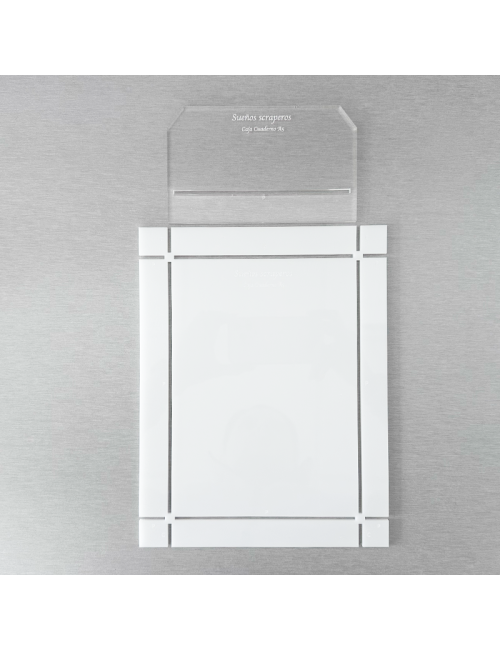 Herramienta - Cuaderno A6 Caja en cartulina - Metacrilato