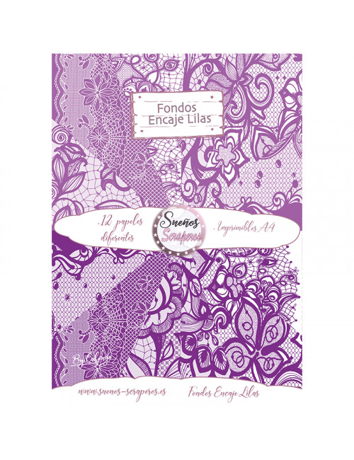 Fondos "Encaje Lilas"