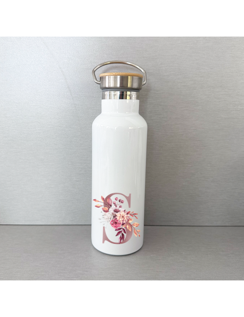 Botella Termo Madera - "Día de la madre" - Regalo - Original