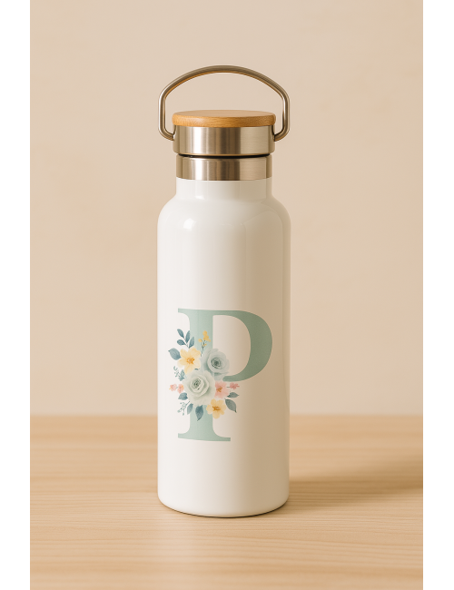 Botella Termo Madera - "Día de la madre" - Regalo - Original