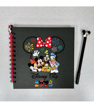 Libro de Autógrafos - Disney Minnie-Mickey - Personalizado