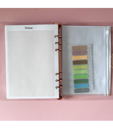 Agenda transparente infinita - cuaderno - scrap
