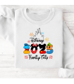 Sudadera básica UNISEX para toda la familia "Disney Family Trip 2025" - Regalo - Disneyland parís