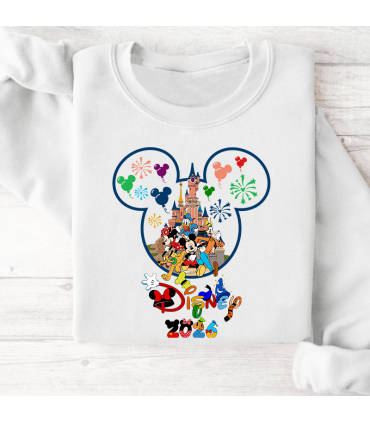 Sudadera básica para toda la familia "Disney 2026" - Regalo - Disneyland parís