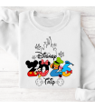 Sudadera básica UNISEX para toda la familia "Disney Trip 2026 mod. 1" - Regalo - Disneyland parís