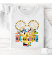 Sudadera básica UNISEX para toda la familia "Disney Trip 2026 Dorado" - Regalo - Disneyland parís