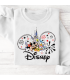Sudadera básica UNISEX para toda la familia "Disney Castle negro" - Regalo - Disneyland parís