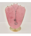 Collar  Estrellas Plata - Acero - Hipoalergénico - Regalo