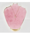 Collar  "Trebol nacarada - Acero - Hipoalergénico - Regalo - Dorado