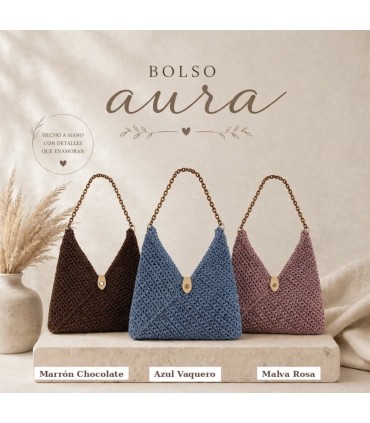 Bolso AURA crochet hecho a mano | 3 colores